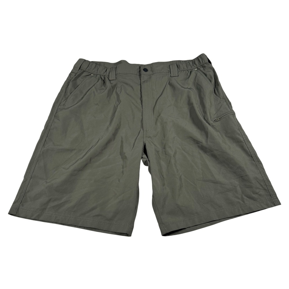 Wrangler Outdoor Performance Shorts Mens 40 Olive Green Hiking Cargo NC946CB